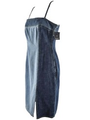 Patchwork Jeans Dames Jurk 44 - Extè
