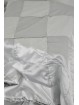 Couette couvre-lit avec Gale Double Satin Brillant Patchwork d'Échecs