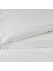 Linens Luxury Satin Pure Cotton With Rows Of Glossy, Matte Baguette