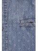 Men's shirt Jeans small geometric pattern