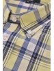 Chemise boutonnée classique pour homme en popeline à carreaux écossais - Grino