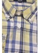 Camisa clásica de hombre con botones en popelina a cuadros escoceses - Grino