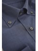 Camisa de hombre con botones popelina Filafil - Philo Vance - Cornflower
