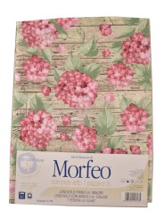 Full Sheets and a Half Square Print Hydrangeas Under the Corners Pure Cotton - Morpheus