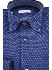 Camisa de hombre Pin Point texturizada Button Down - Ginosa - Philo Vance