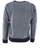 Men's Round Neck Sweater Mixed Cashmere Pin Point Design