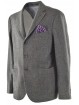 Men's Classic Wool Herringbone Beige Jacket with handkerchief