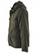Eco Down Jacket Man short with hood and front pockets