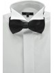 Man shirt Tuxedo Neck Swallow Tail Cuff Cufflinks Poplin White - Lawrence menswear