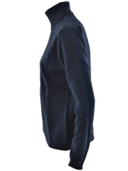 Damenpullover High Collar Wool Cashmere Under Jacket