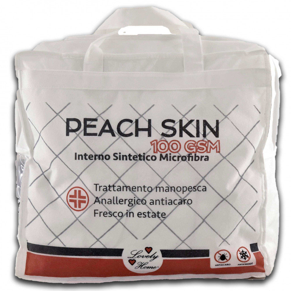 Daunenjacke von menge Sommer-100 g Hypoallergenes Antiacaro - Peach Skin