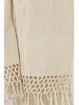 Asciugamani Tela Jaquard Puro Cotone con Frange Stile Antico