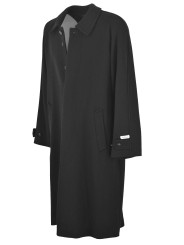 Navigare Men's Classic Coat Cashmere Blend Wide Raglan Sleeve
