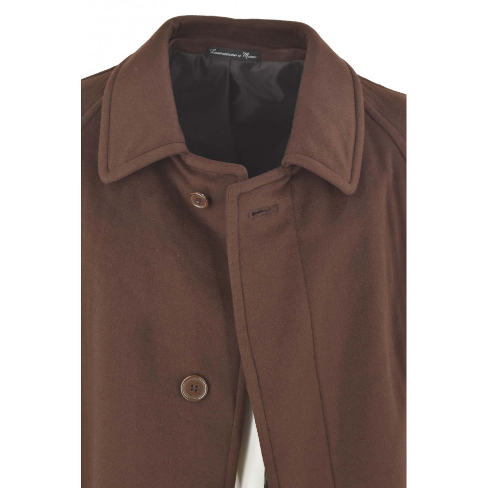 Classic Coat 46 S Pure Cashmere Brown