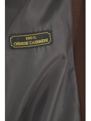Klassischer Mantel 46 S Pure Cashmere Brown
