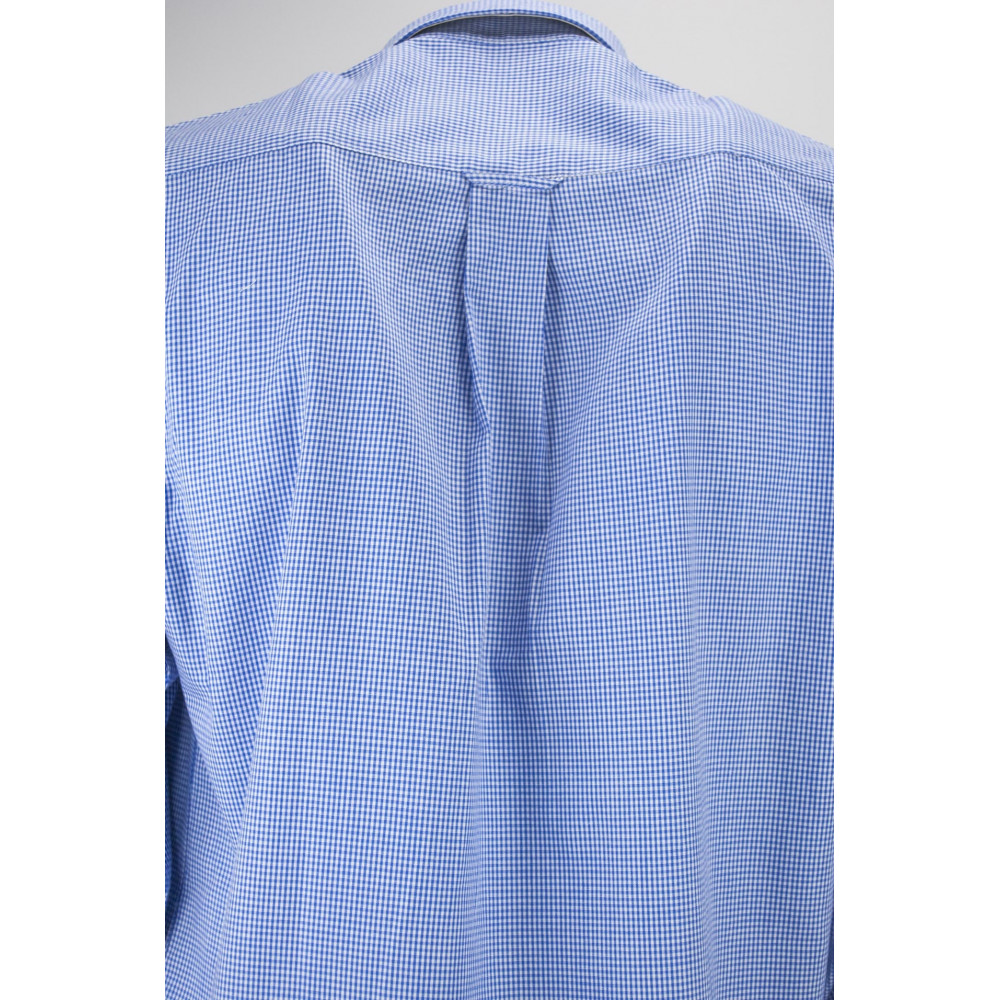 Classic Men's Shirt Gingham Poplin - Button Down - Grino