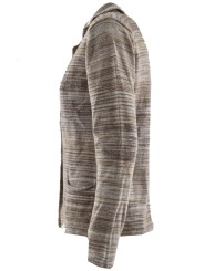 Knit Cardigan Jacket Women's M Beige Melange - 3-Wire Wool Blend