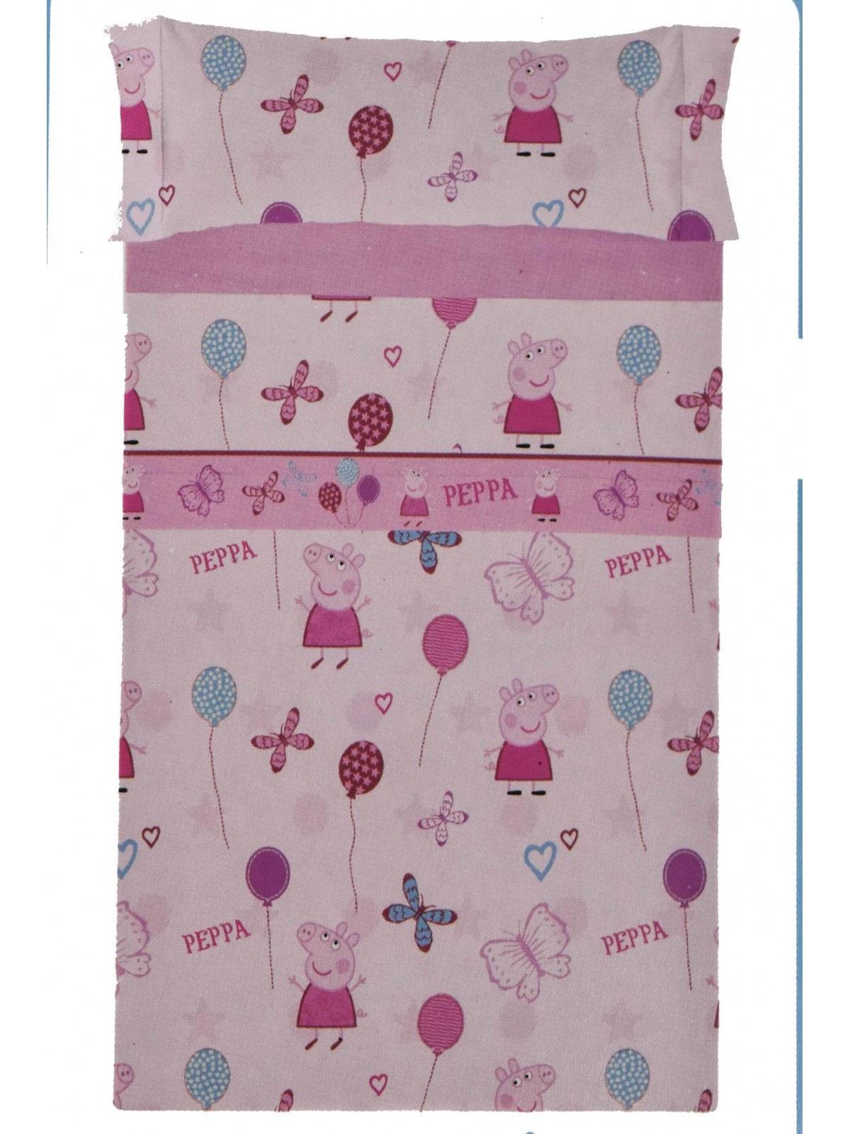 Full bed Sheets Cotton Peppa Pig Boys and Girls