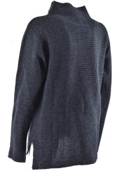 Sweater Women's Turtleneck Cashmere Wool Medium Weight
