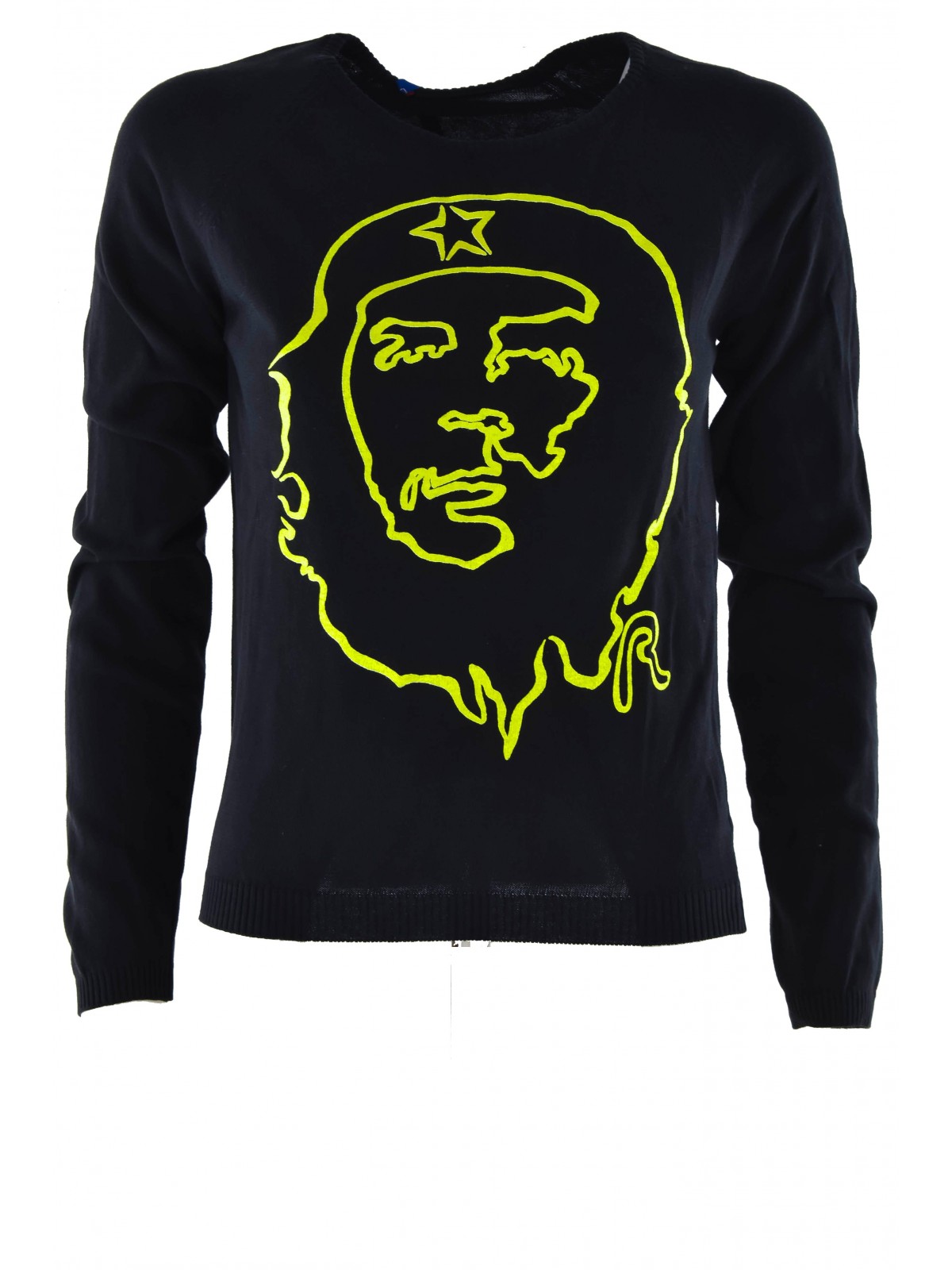 REPLAY Tshirt Manica Lunga Che Guevara Nero