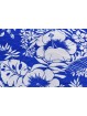 Couvre-lit matelassé Bleu Simple Fantaisie Hawaii Réversible 180x270 Coton Rêves Italie