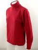 Frauen Red High Neck Sweater Kaschmir Wolle