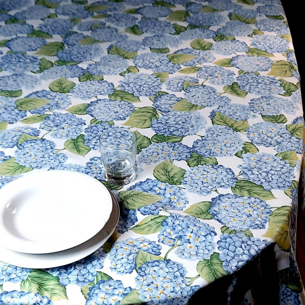 テーブル クロスすべてのサイズ パナマ プリント レモン アジサイ サンゴの葉