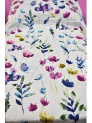 Quilt Padding To Enhance Summer Pure Cotton Large Flowers