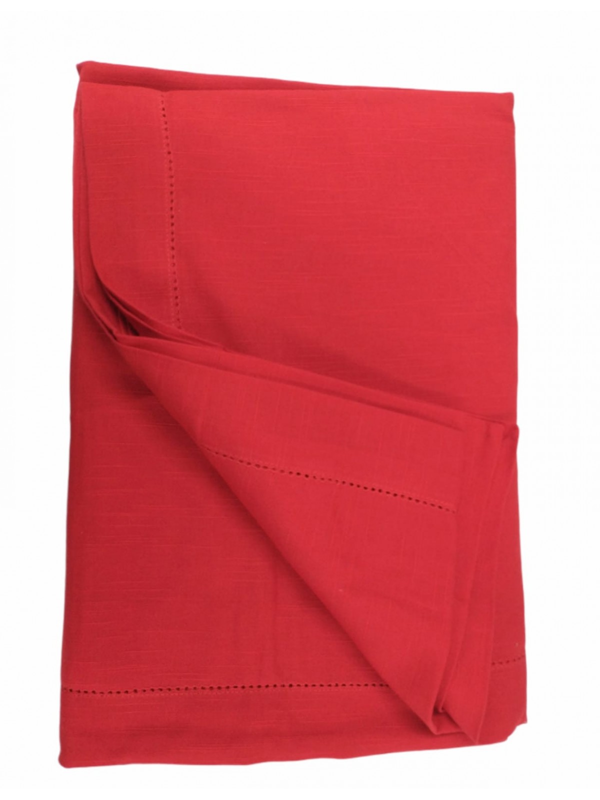 Mantel Rectangular Color Liso con Ajour Chambry
