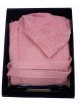 Lancetti Pink Striped Bathrobe XL Stock