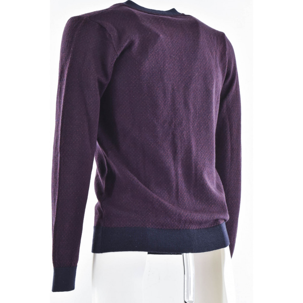 Men's Buttoned Sweater Buttoned V-Neck Cardigan - 100% Merino