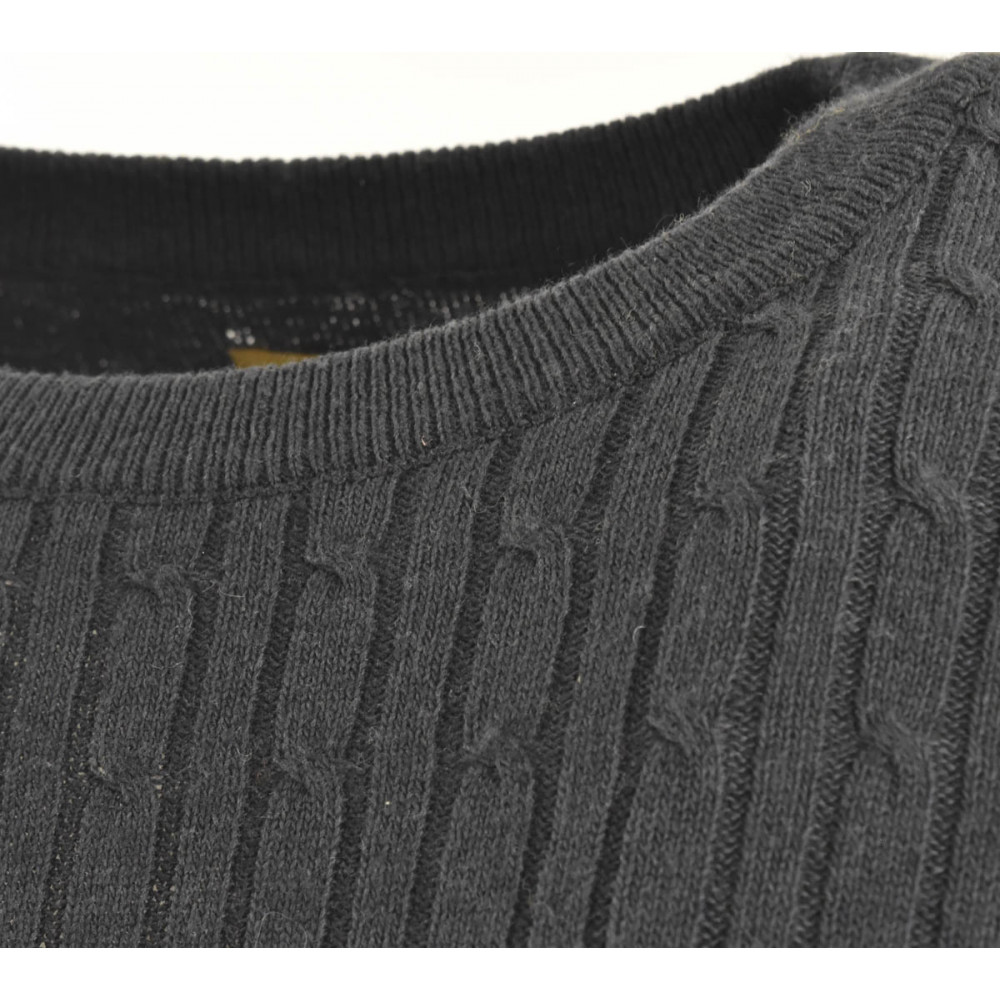 Men's Dark Gray Crewneck Sweater with light heaviness