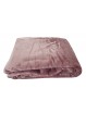Fleece blanket effect Cashmere Double bed Single bed Blanket - Ivory, Blue, Brown, Gray, Taupe, Pink, Red