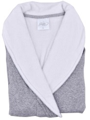 Soft and warm cashmere-effect unisex dressing gown
