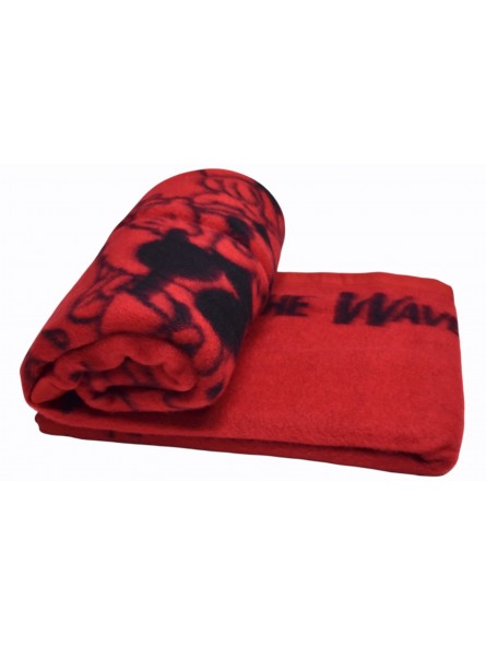 Indoor Single Red Pure Wool Mickey mouse and Goofy - 160x210
