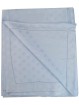 Rectangular Tablecloth x12 Light Blue Flanders Ivy 270x180 +12 Napkins 8085
