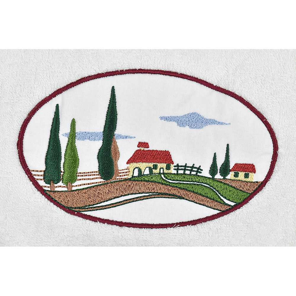 Casale Toscano towels Country Chic embroidery