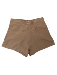 Pantalones cortos de seda pura para mujer Stonewash