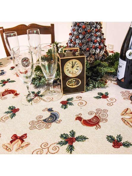 Lurex Gobelin Christmas Tablecloth