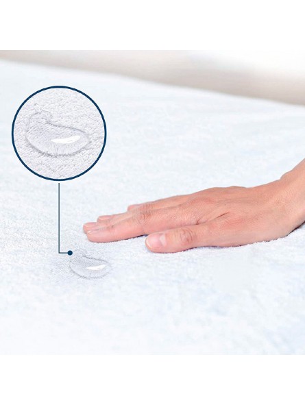 Cubre colchón Impermabile Microfibra Guarda el Colchón de orinar con esquinas - cama Doble cama Individual