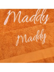 Personalized Towels with Embroidery