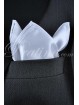 Corbata de lazo de la pajarita Hombre Blanco 100% Pura Seda Hecho en Italia - Corbatas y Accesorios