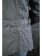 Jacket Padded Long Women's 48 XL Black Double Closure - Montereggi Jackets and Coats