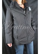 Jacket Padded Long Women's 46 L Black Double lock - Montereggi Jackets and Coats
